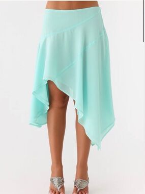 Peppermayo Asymmetrical Chiffon Skirt